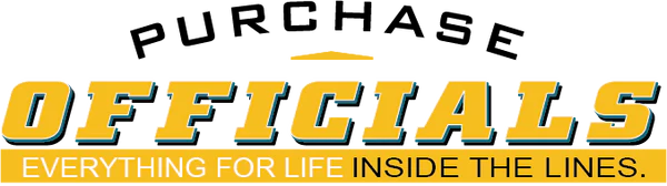Yellow text reads "OFFICIALS" with a small yellow bar above it. Below, smaller white text says, "EVERYTHING FOR LIFE INSIDE THE LINES.